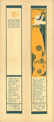 Kalenderblatt September für das Jahr 1900, © IMAGNO/Austrian Archives