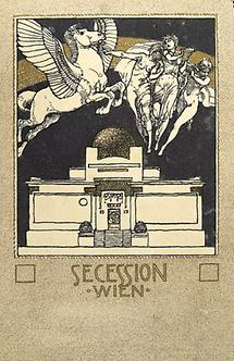 Postkarte der Wiener Secession