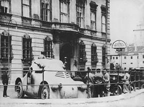 Juliputsch 1934: Das Bundeskanzleramt in Wien