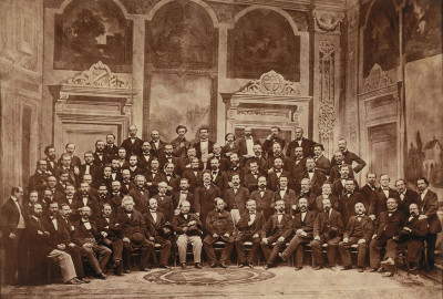 Erstes Orchesterphoto der Philharmoniker, © IMAGNO/Austrian Archives