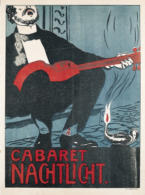 Umschlag zum Programmheft des Cabaret Nachtlicht, © IMAGNO/Austrian Archives