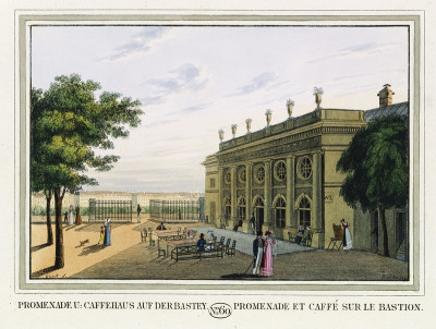 Promenade und Caffehaus auf der Bastey, © IMAGNO/Austrian Archives