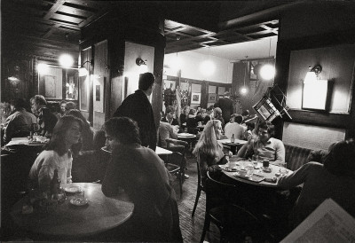 Innenansicht Cafe Hawelka in Wien, © IMAGNO/Franz Hubmann