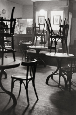 Innenansicht Cafe Hawelka in Wien, © IMAGNO/Franz Hubmann