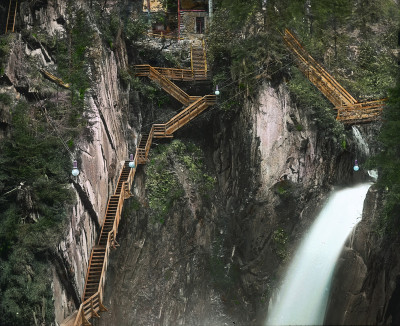 Korrelfall in den Hohen Tauern, © IMAGNO/Öst. Volkshochschularchiv