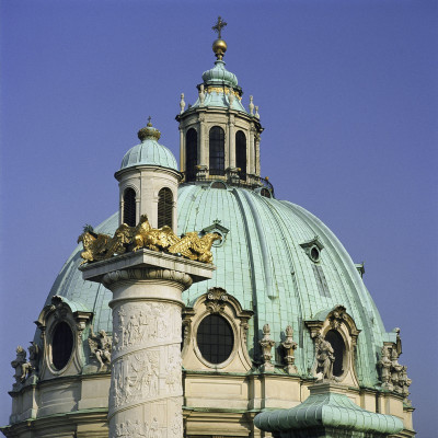 Kuppel der Karlskirche, © IMAGNO/Gerhard Trumler