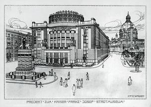 Entwurf für das Historische Museum der Stadt Wien