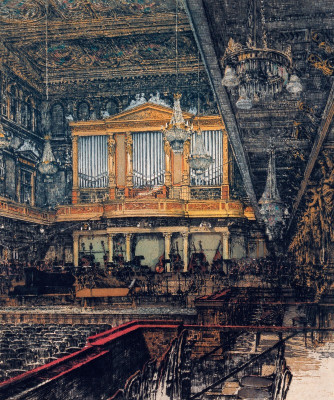 Der Goldene Saal im Musikvereinsgebäude, © IMAGNO/Gerhard Trumler