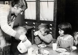 Essen und Trinken im Kindergarten