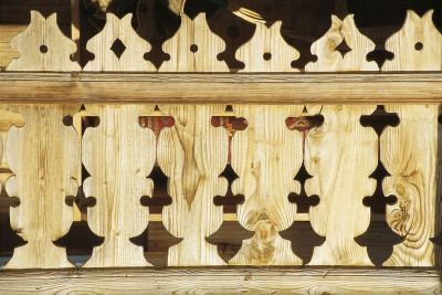 Balkongeländer aus Holz, © IMAGNO/Gerhard Trumler