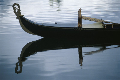 Venezianische Gondel der Familie Lamberg, © IMAGNO/Gerhard Trumler