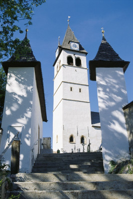 Turm der Liebfrauenkirche in Kitzbühel, © IMAGNO/Gerhard Trumler