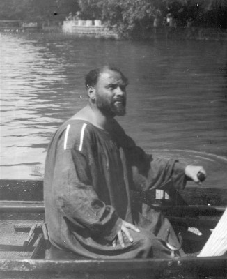 Gustav Klimt im Ruderboot, © IMAGNO/Austrian Archives