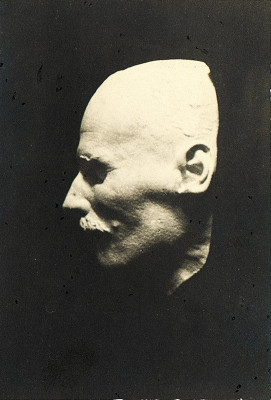 Totenmaske von Klimt im Profil, © IMAGNO/Austrian Archives