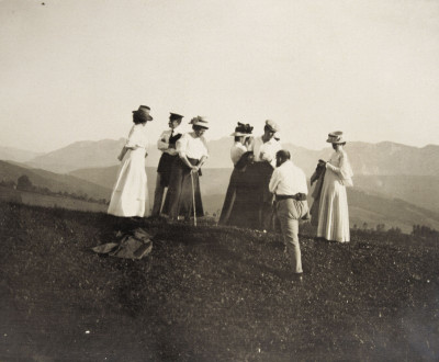 G. Klimt mit Freunden auf einem Ausflug am Attersee, © IMAGNO/Austrian Archives