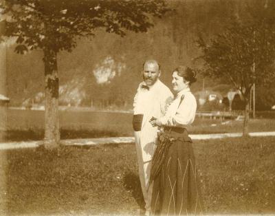 Gustav Klimt und Friederike Beer-Monti, © IMAGNO/Austrian Archives