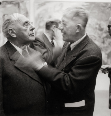 Josef Hoffmann und Oskar Kokoschka, © IMAGNO/Franz Hubmann