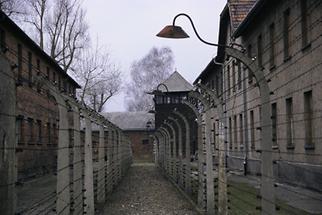 Baracken im Konzentrationslager Auschwitz