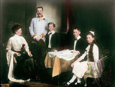 Thronfolger Franz Ferdinand mit seiner Familie, © IMAGNO/Öst. Volkshochschularchiv