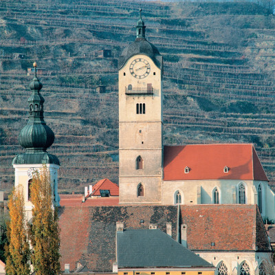 Pfarrkirche hl. Nikolaus und Frauenbergkirche bei Krems, © IMAGNO/Gerhard Trumler