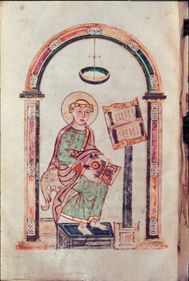 Codex Millenarius mit der Darstellung eines Evangelisten, © IMAGNO/Gerhard Trumler