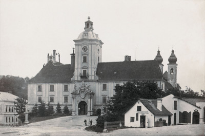 Lambach: Klosterplatz und Benediktinerstift, © IMAGNO/Austrian Archives