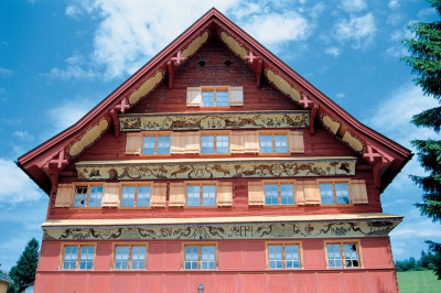 Rheintalhaus im Bregenzerwald, © IMAGNO/Gerhard Trumler