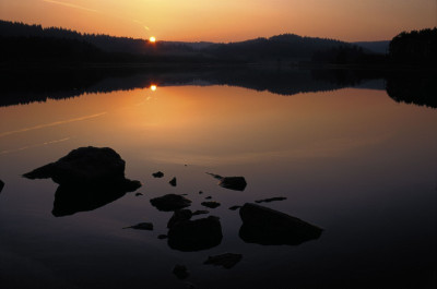 Sonnenuntergang im Waldviertel, © IMAGNO/Gerhard Trumler