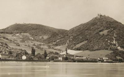 Kahlenbergerdorf an der Donau mit Kahlenberg und Leopoldsberg, © IMAGNO/Sammlung Hubmann