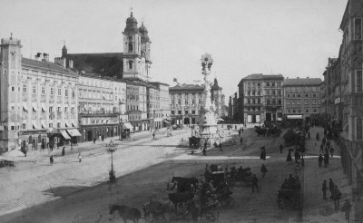 Der Franz-Joseph-Platz in Linz, © IMAGNO/Austrian Archives