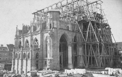 Maria Empfängnis-Dombau in Linz, © IMAGNO/Austrian Archives