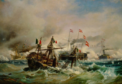Lissa naval battle, © IMAGNO/Austrian Archives (AA)