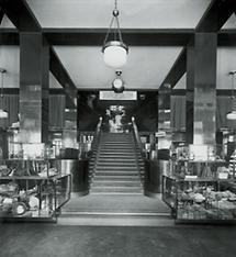 Verkaufsraum im Michaelerhaus in Wien