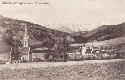 Panoramaansicht mit der Schneealpe, © IMAGNO/Austrian Archives