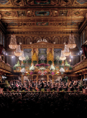 Wien: Der Goldene Saal des Musikvereins, © IMAGNO/Gerhard Trumler