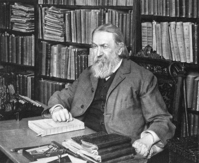 Ernst Mach in seiner Bibliothek, © IMAGNO/Austrian Archives