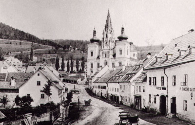 Grazergasse in Mariazell in der Steiermark, © IMAGNO/Austrian Archives