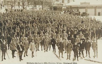 Skikurs des k. u. k. Militär Komandos, © IMAGNO/Austrian Archives
