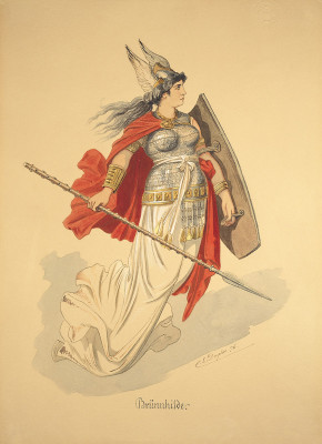 Die Nibelungen - Brünnhilde | Materna, Amalie | Historische Bilder ...