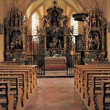 Kircheninneres von St. Georgen an der Mattig