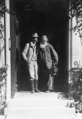 Johannes Brahms und Viktor Miller zu Aichholz, © IMAGNO/Austrian Archives