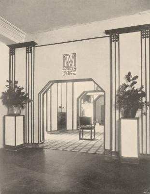 Eingang Sonderausstellung der Wiener Werkstätte, © IMAGNO/Austrian Archives