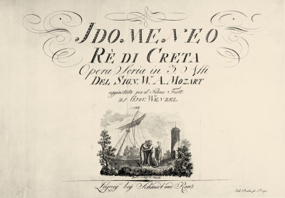 Titelblatt von Mozarts Oper Idomeneo, © IMAGNO/Austrian Archives