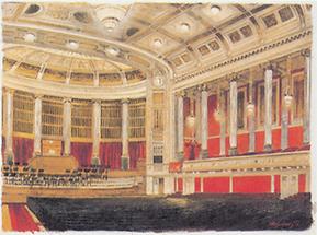 Der große Saal im Wiener Konzerthaus