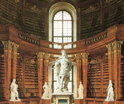 Großer Saal der Nationalbibliothek, © IMAGNO/Gerhard Trumler