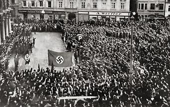 Massenkundgebung der Nationalsozialisten 1938