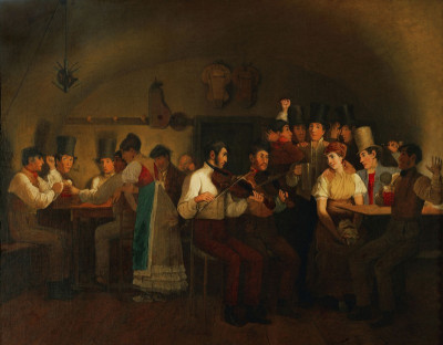 Szene in einem Wiener Pub, © IMAGNO/Wien Museum