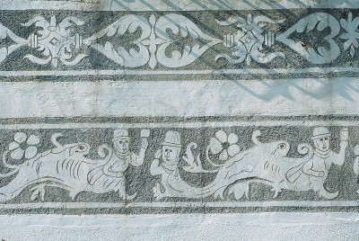 Sgraffitodekor am Amonhaus in Lunz, © IMAGNO/Gerhard Trumler