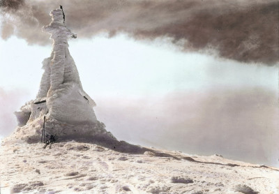 Die Schutzhütte auf der Scheibwaldhöhe, © IMAGNO/Öst. Volkshochschularchiv