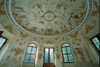 Fresken im Pavillon von Schloss Obersiebenbrunn